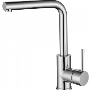 Ausmann Lavea keukenkraan met draaibare uitloop en draaibare perlator volledig RVS gepolijst