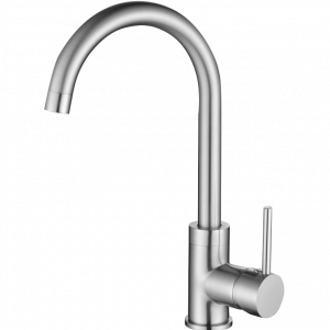 Ausmann Petra keukenmengkraan met draaibare uitloop rvs