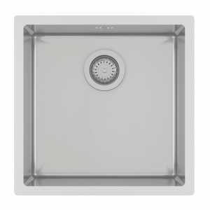 Ausmann Oder rvs spoelbak 40x40cm vlakbouw onderbouw en opbouw extra diep 22cm