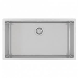 Ausmann Oder grote rvs spoelbak 74x40cm vlakbouw onderbouw en opbouw extra diep 22cm